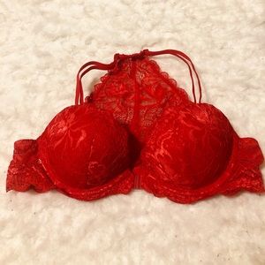Victoria’s Secret Push Up Front Closure Lace Bra